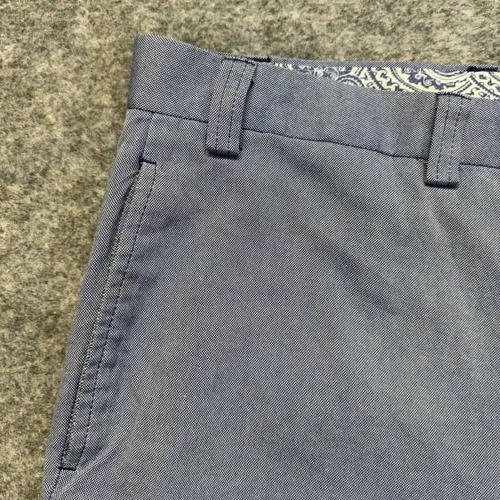 Lauren Ralph Lauren Dress Pants Mens 38x34 Blue Cotton Flat Front